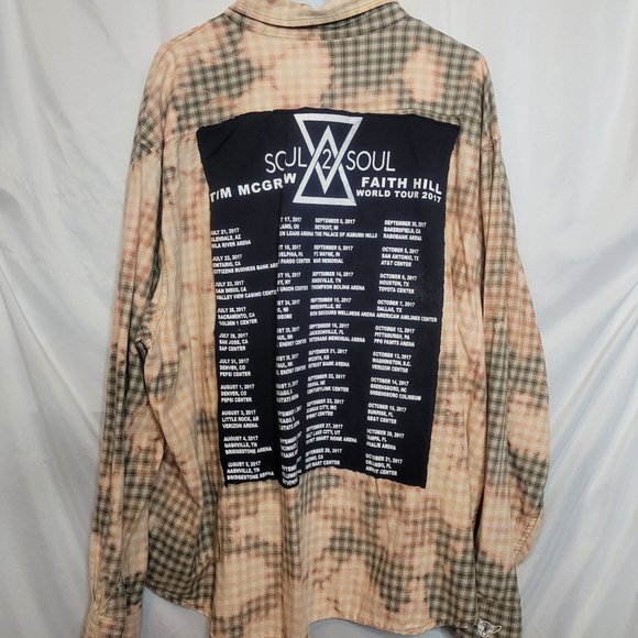 Tim and Faith Soul To Soul Upcycle Bleached Woven Shirt Old Navy XXL - Picture 1 of 7